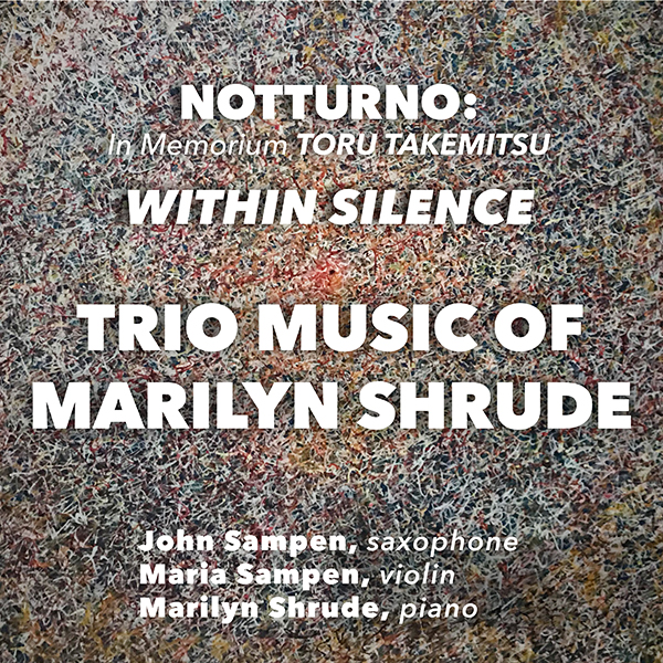 Cover art: Trio Music of Marilyn Shrude. Cover art by Dorothy Linden